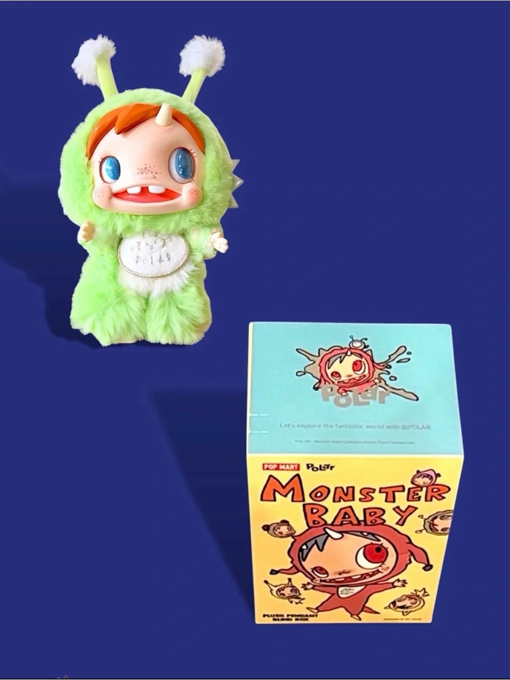 Pop Mart Polar Monster Baby Collection Series Plush Pendant Powa - Picture 12 of 16